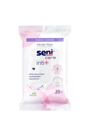 Servetele umede biodegradabile Care Inti+, 20 bucati, Seni
