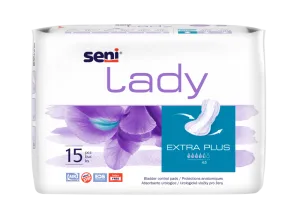 Absorbante pentru incontinenta urinara Lady Extra Plus, 15 bucati, Seni