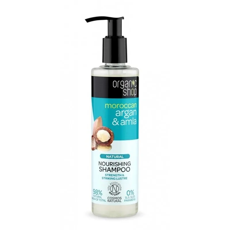 Sampon Bio Nutritiv pentru par deteriorat cu Argan si Amla, 280ml, Organic Shop — preț și oferte