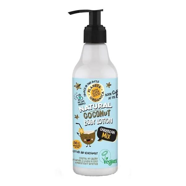 Lotiune de corp cu cocos Caribbean Mix, 250ml, Planeta Organica — preț și oferte