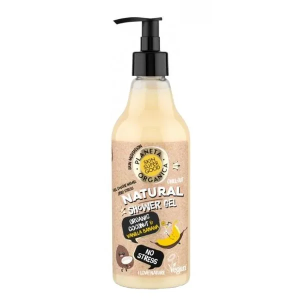 Gel de dus Natural No Stress, 500ml, Planeta Organica — preț și oferte