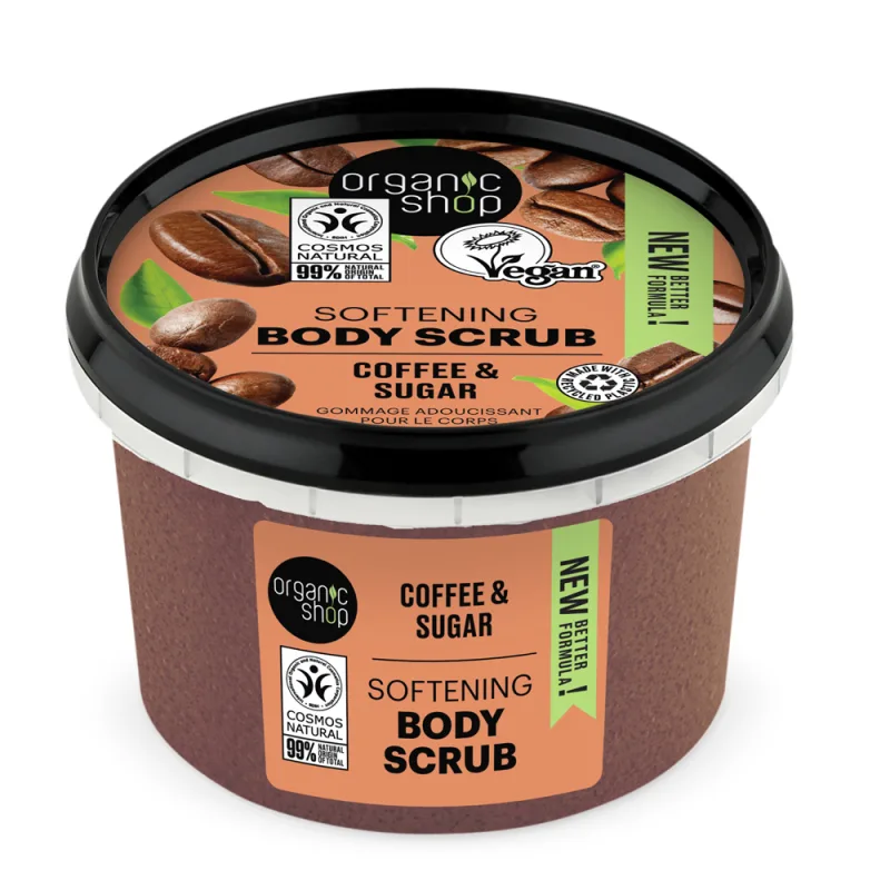 Scrub de corp cu Brazilian Coffee, 250ml, Organic Shop — preț și oferte