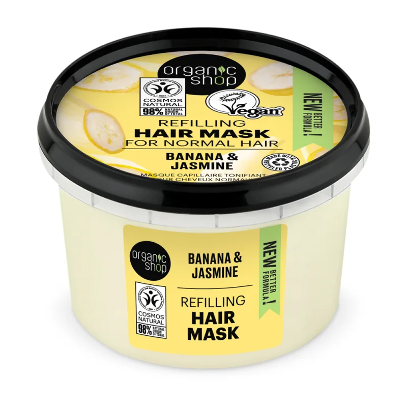 Masca de par Indian Jasmine, 250ml, Organic Shop — preț și oferte