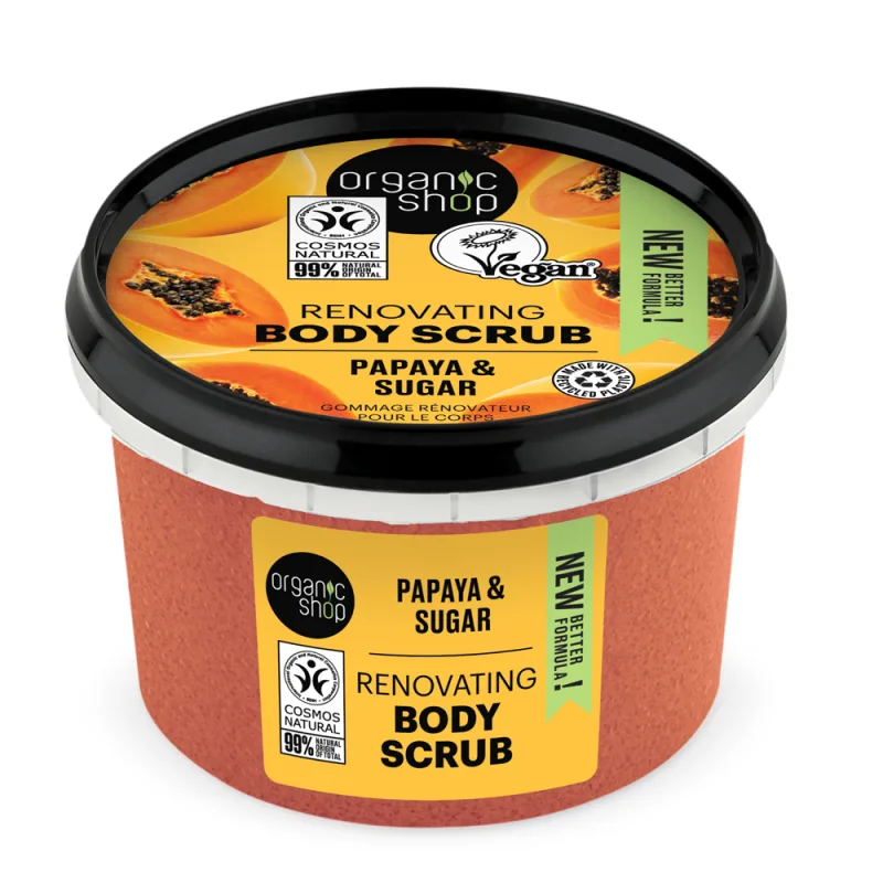Scrub pentru corp Juicy Papaya, 250ml, Organic Shop — preț și oferte