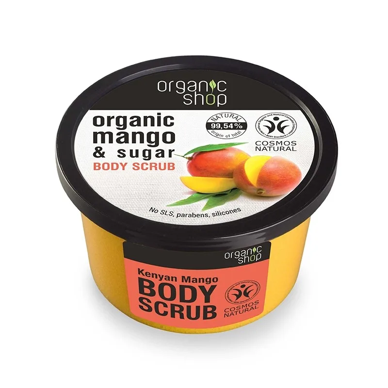 Scrub de corp Kenyan Mango, 250ml, Organic Shop — preț și oferte
