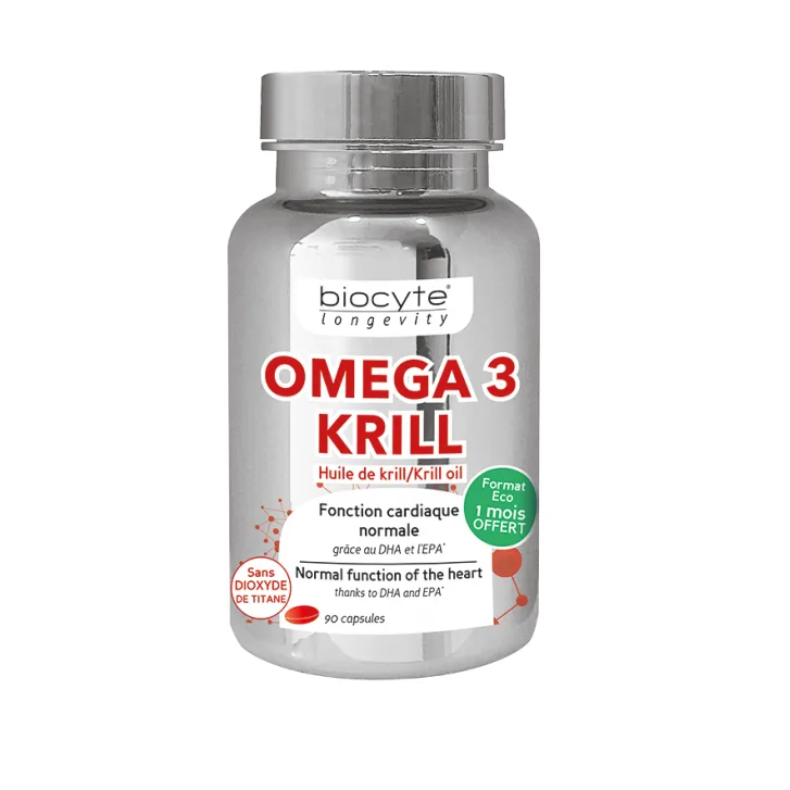 Omega 3 Krill, 90 capsule, Biocyte — preț și oferte