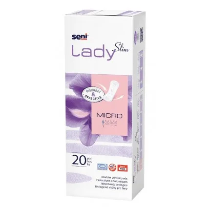 Absorbante pentru incontinenta urinara Lady Micro, 20 bucati, Seni — preț și oferte