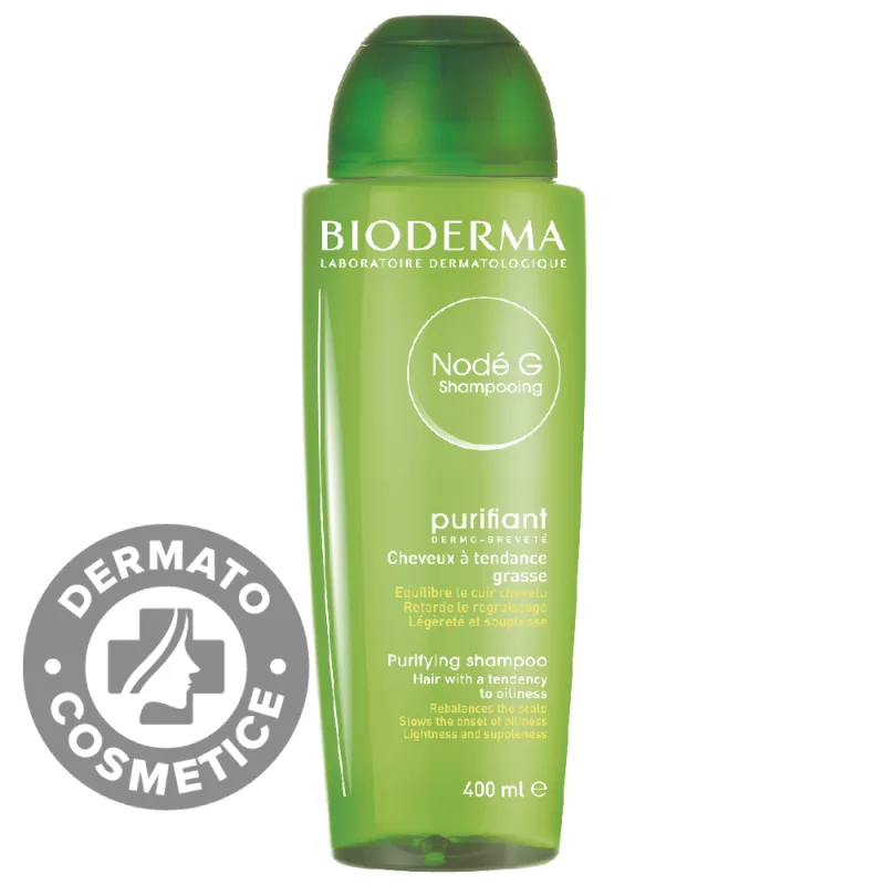Sampon par gras Node G, 400ml, Bioderma — preț și oferte