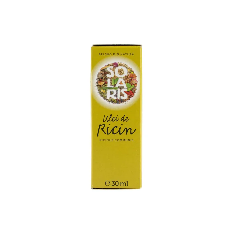 Ulei de ricin, 30ml, Solaris — preț și oferte