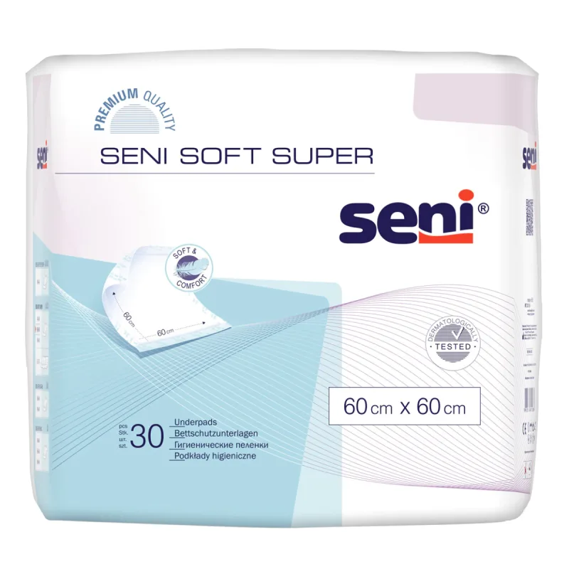 Protectii pentru pat Soft Super 60cm x 60cm, 30 bucati, Seni — preț și oferte