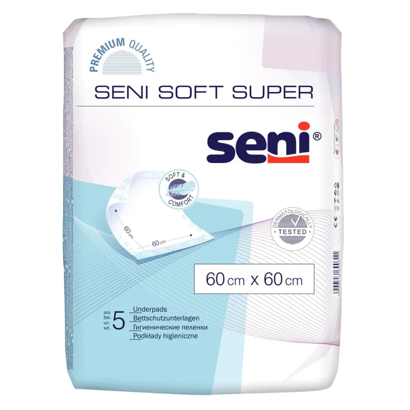 Protectii pentru pat Soft Super 60cm x 60cm, 5 bucati, Seni — preț și oferte