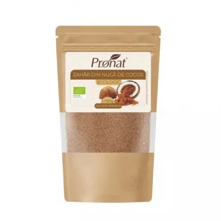 Zahar din flori de cocos Bio, 150g, Pronat — preț și oferte