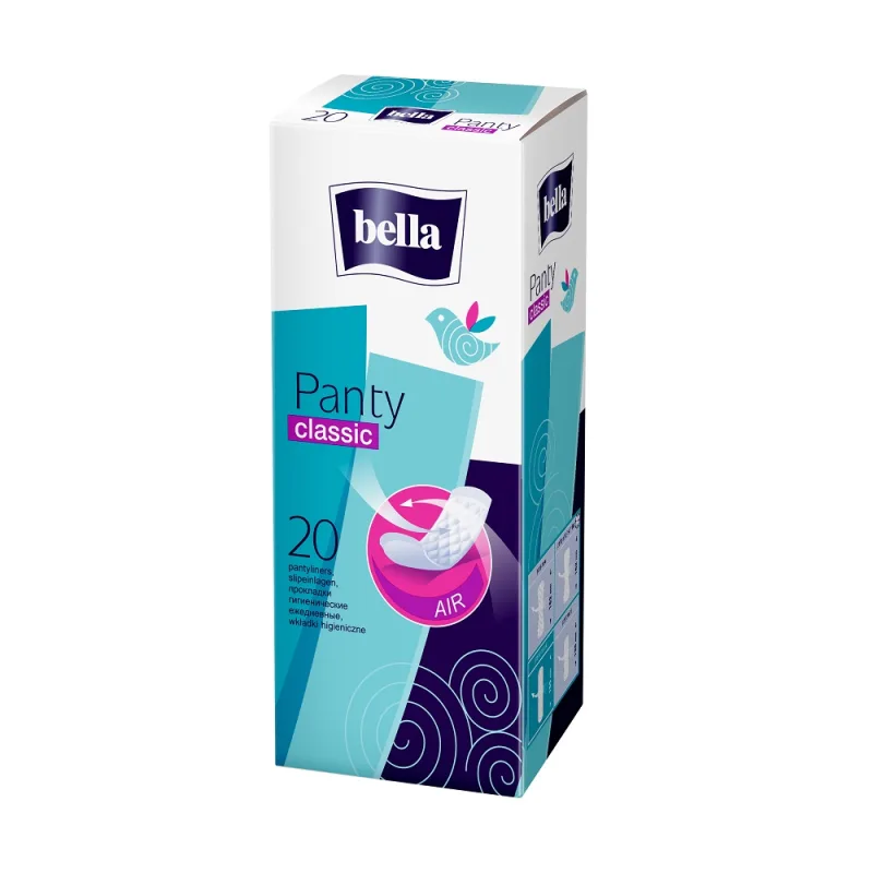 Absorbante zilnice Panty Classic, 20 bucati, Bella — preț și oferte