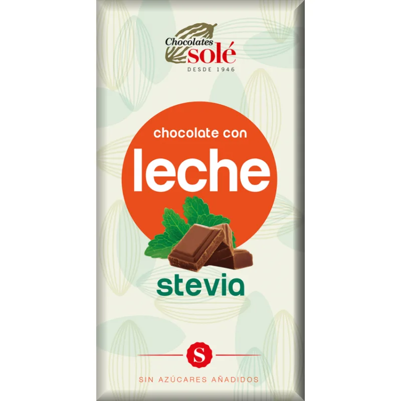 Ciocolata 39% cacao + lapte si stevie, 100g, Chocolates Sole — preț și oferte
