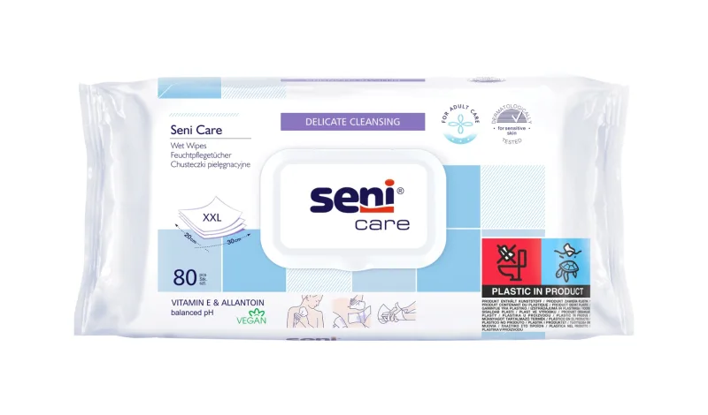 Servetele umede XXL 20x30cm, 80 bucati, Seni — preț și oferte