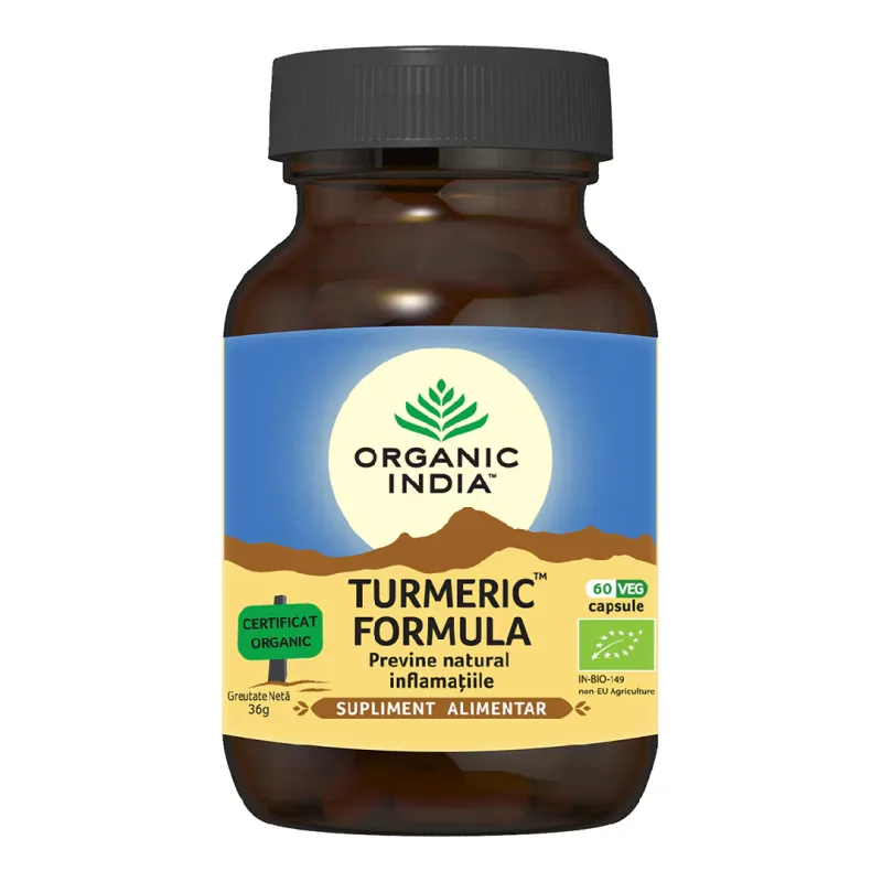Turmeric Formula, 60 capsule, Organic India — preț și oferte