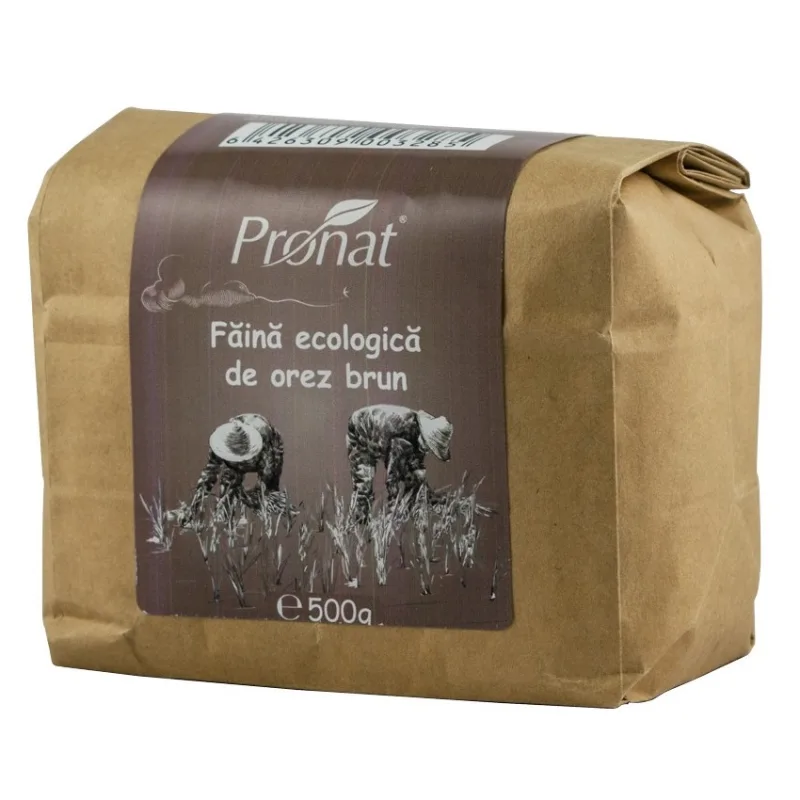 Faina de orez brun Bio, 500g, Pronat — preț și oferte