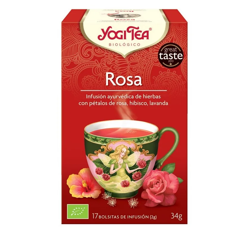 Ceai de trandafir, 17 plicuri, Yogi Tea — preț și oferte