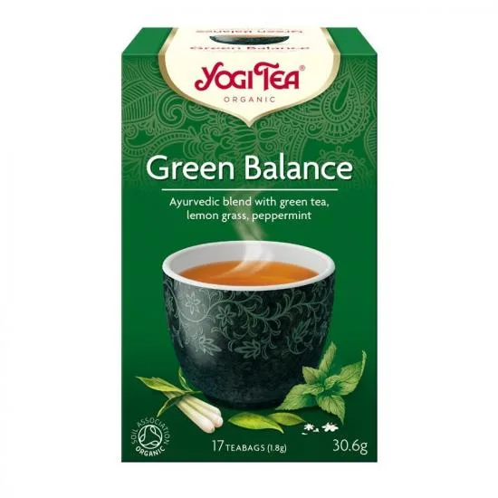 Ceai verde Balance, 17 plicuri, Yogi Tea — preț și oferte