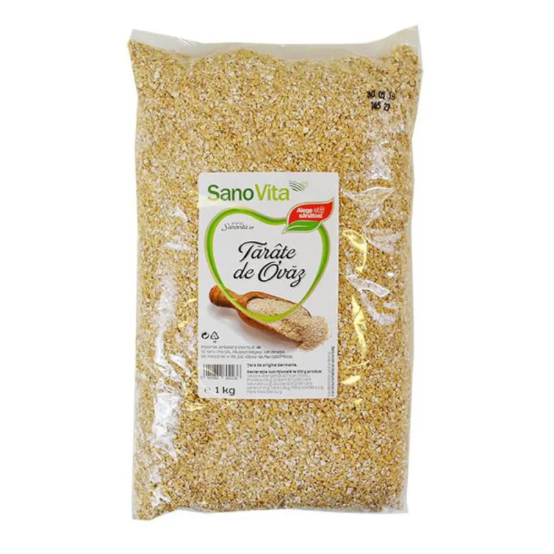 Tarate de ovaz, 1kg, SanoVita — preț și oferte