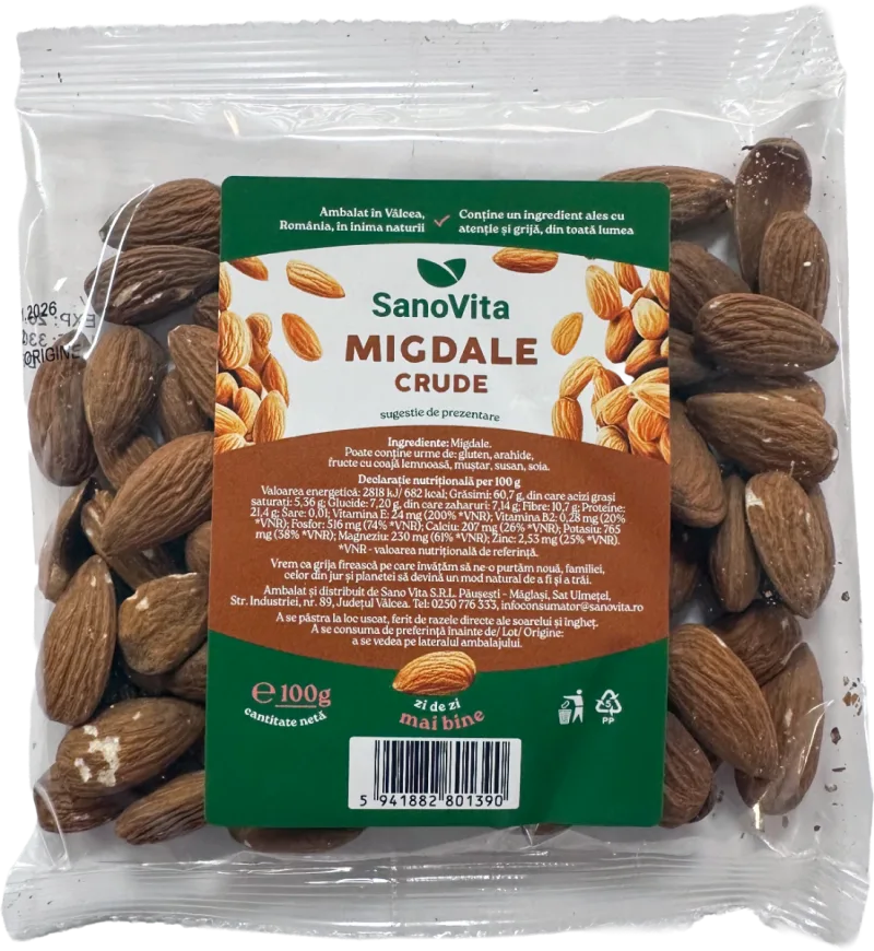 Migdale, 100g, SanoVita — preț și oferte