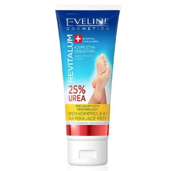 Crema pentru calcaie crapate cu 25% uree Revitalium, 75ml, Eveline Cosmetics — preț și oferte