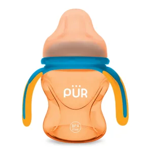 Cana cu prindere multipla 150ml, protocaliu, +6 luni, PUR