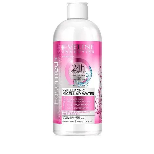 Apa micelara Hyaluronic, 400ml, Eveline Cosmetics — preț și oferte