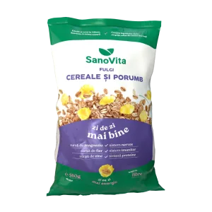Fulgi de cereale cu porumb, 500g, SanoVita