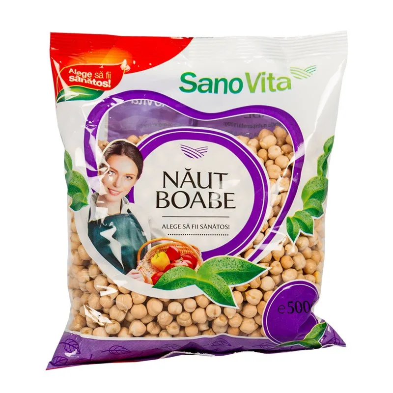 Boabe de naut, 500g, SanoVita — preț și oferte
