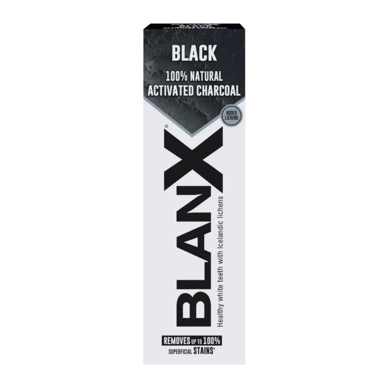 Pasta de dinti cu carbune Black, 75ml, BlanX — preț și oferte