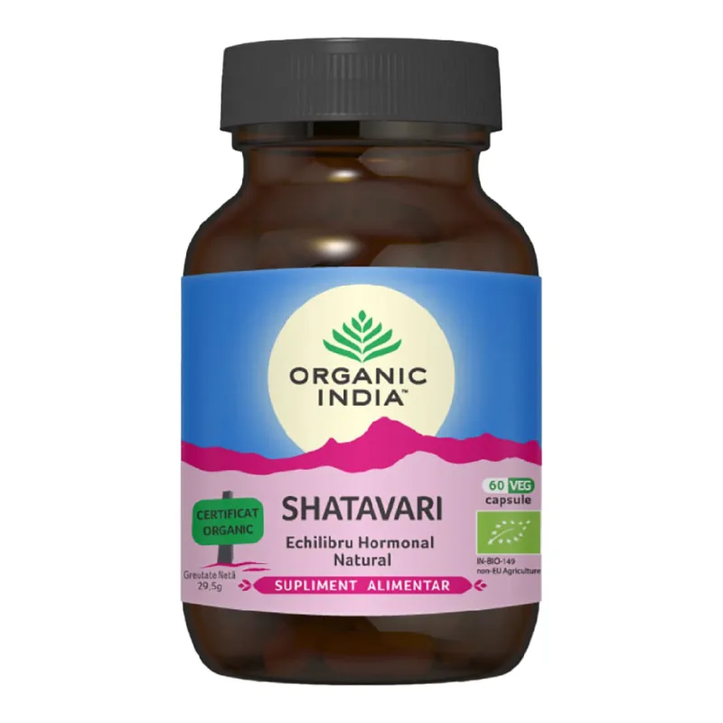 Shatavari Bio, 60 capsule, Organic India — preț și oferte