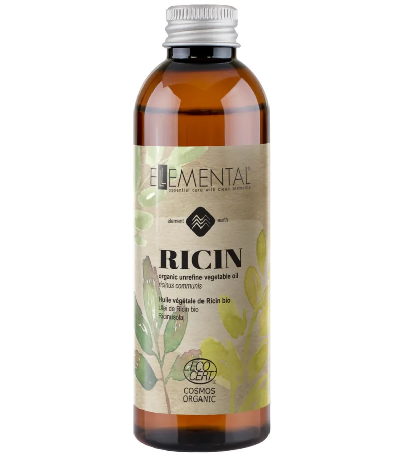 Ulei de ricin Bio, 100ml, Ellemental — preț și oferte