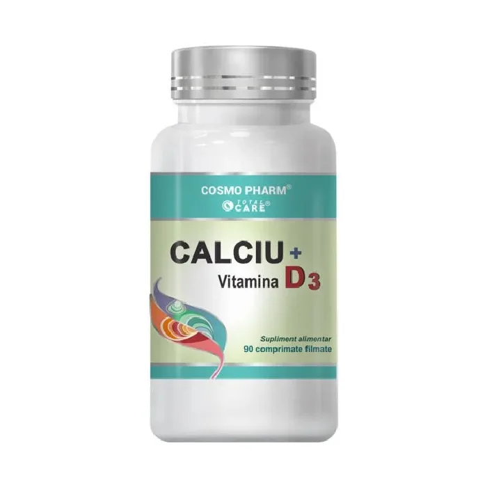 Calciu + Vitamina D3, 90 tablete, Cosmo Pharm — preț și oferte