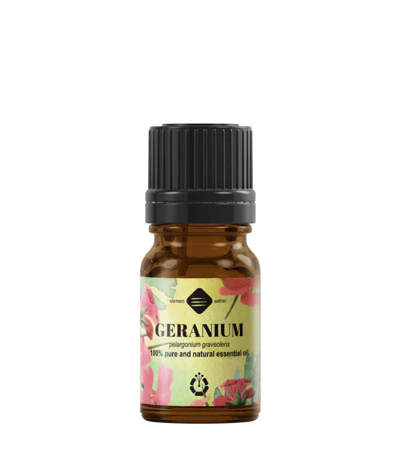 Ulei esential geraniu Burbon, 5ml, Ellemental — preț și oferte