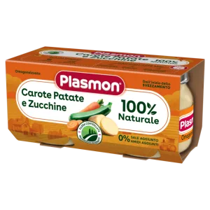 Piure morcov, cartof, dovlecel fara gluten, 2 x 80g, Plasmon