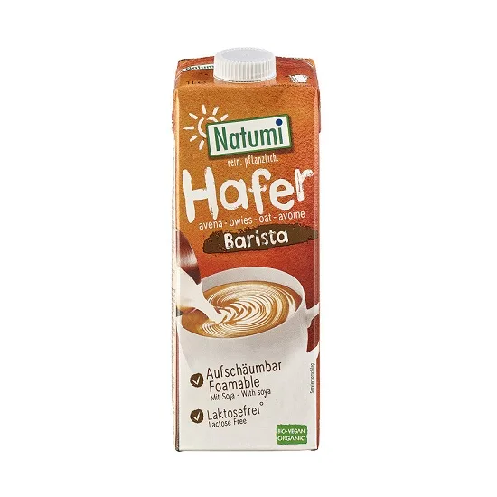 Lapte bio din ovaz pentru cafea, 1l, Natumi — preț și oferte