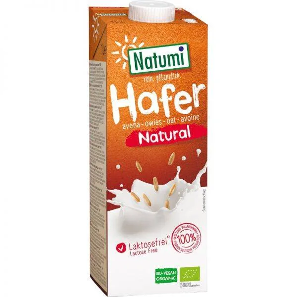 Lapte din ovaz natural Bio, 1l, Natumi — preț și oferte