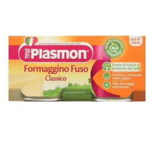 Piure omogenizat branzica Formaggino 4 luni+, 2 x 80g, Plasmon — preț și oferte