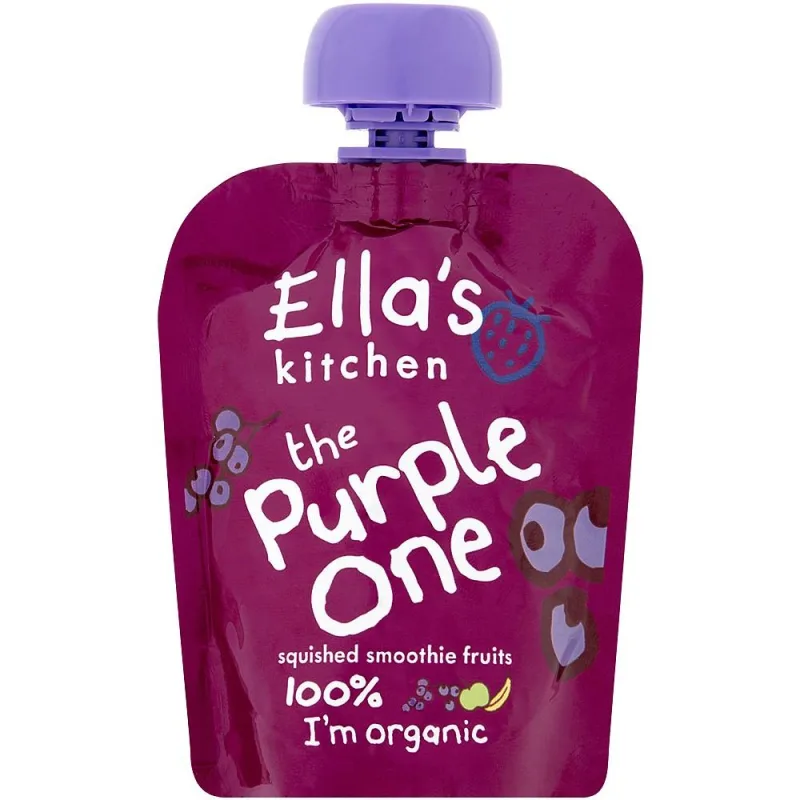 Piure bio de rodie si coacaze, 90g, Ella's Kitchen — preț și oferte