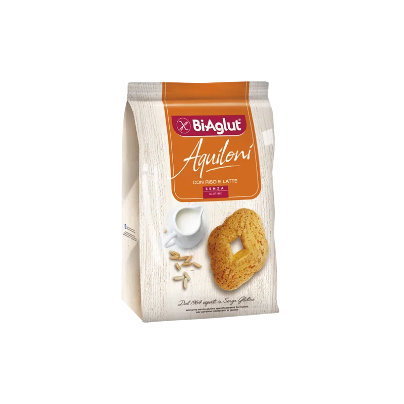 Biscuiti dietetici cu faina de orez fara gluten, 200g, BiAglut — preț și oferte