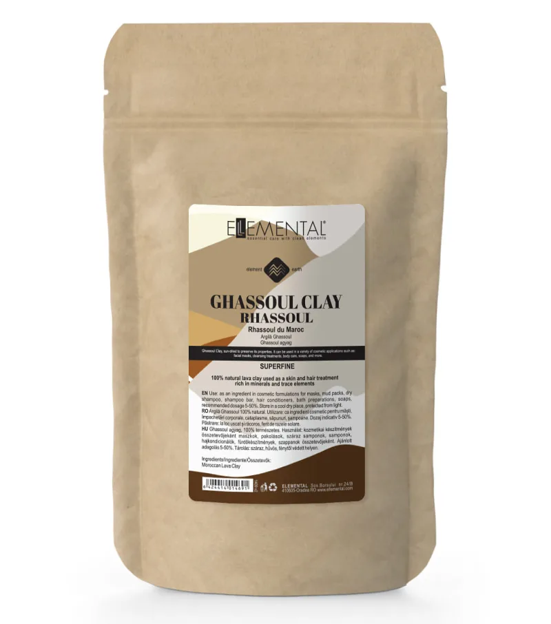 Argila Ghassoul, 100g, Ellemental — preț și oferte