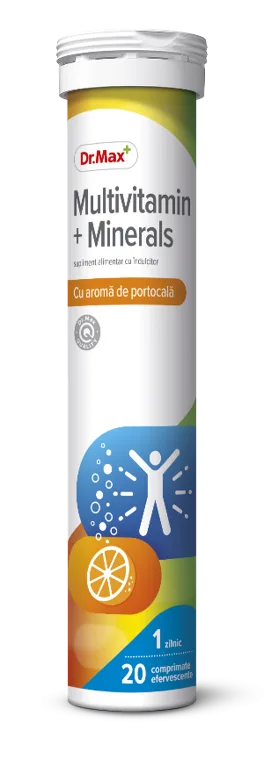 Dr. Max Multivitamine si minerale, 20 comprimate efervescente — preț și oferte