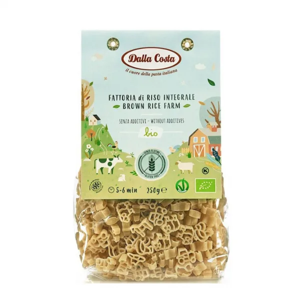 Paste fattoria din orez brun Bio, 250g, Dalla Costa — preț și oferte