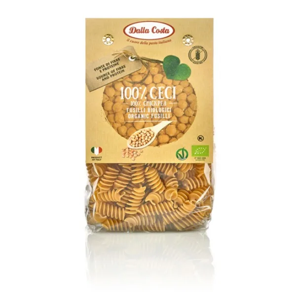 Paste fusili cu naut Bio, 250g, Dalla Costa — preț și oferte