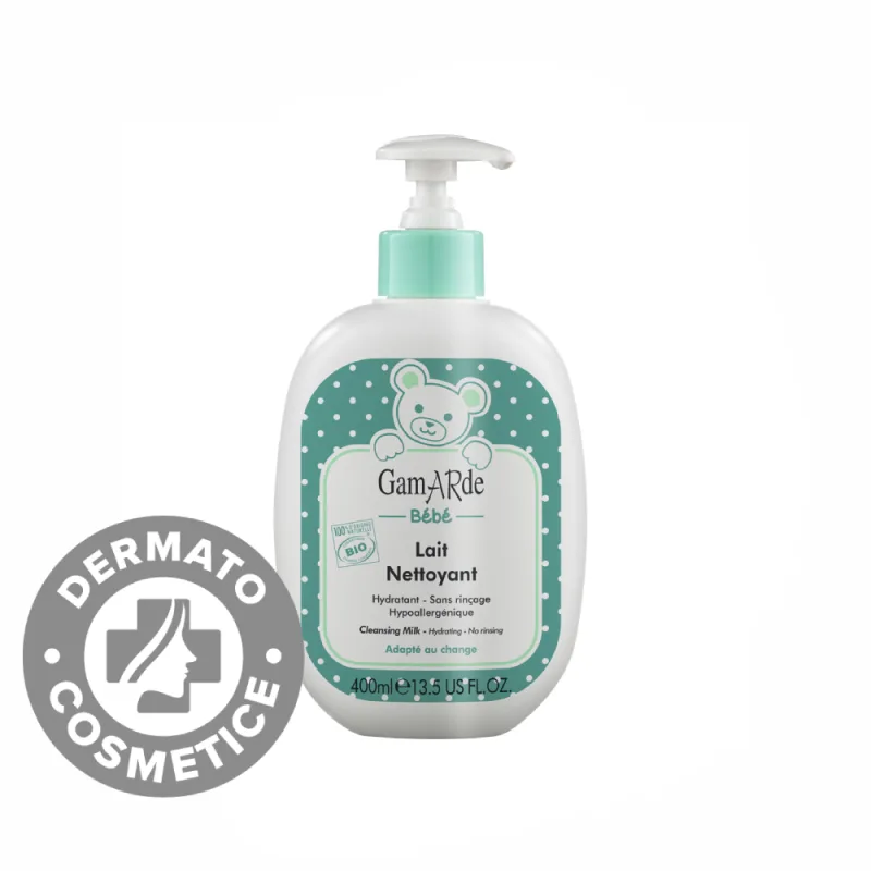 Lapte de curatare Bio zone delicate pentru bebelusi, 400 ml, Gamarde — preț și oferte