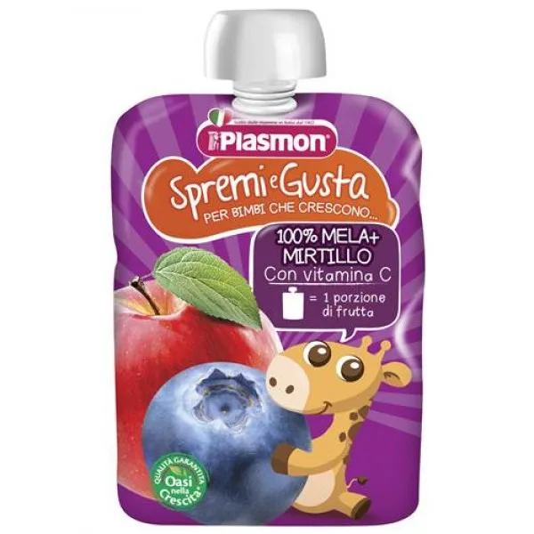 Piure din afine si mar, 100g, Plasmon — preț și oferte