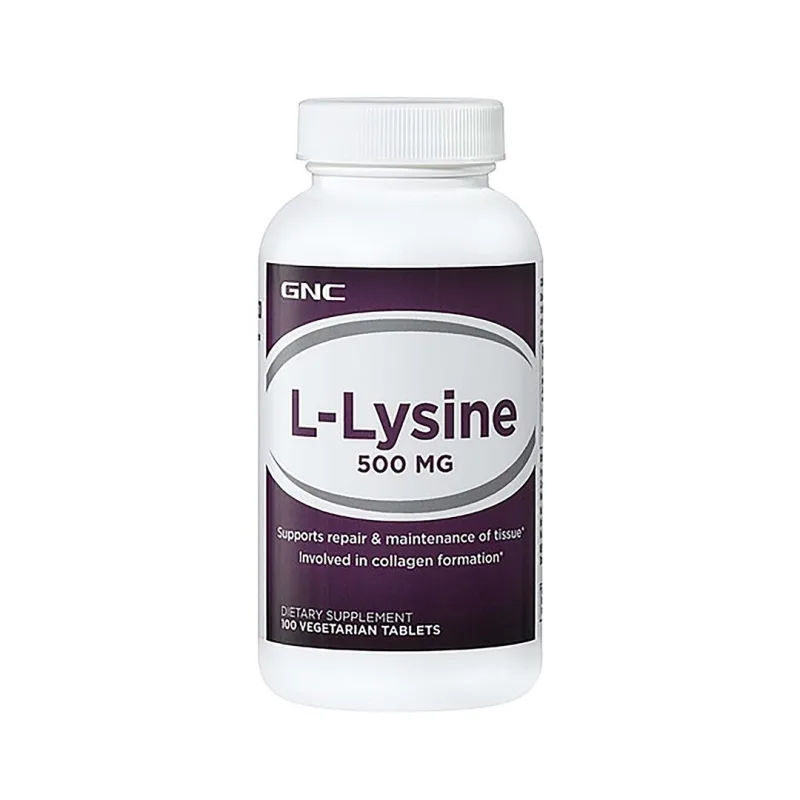 L-Lizina 500mg, 100 tablete, GNC — preț și oferte