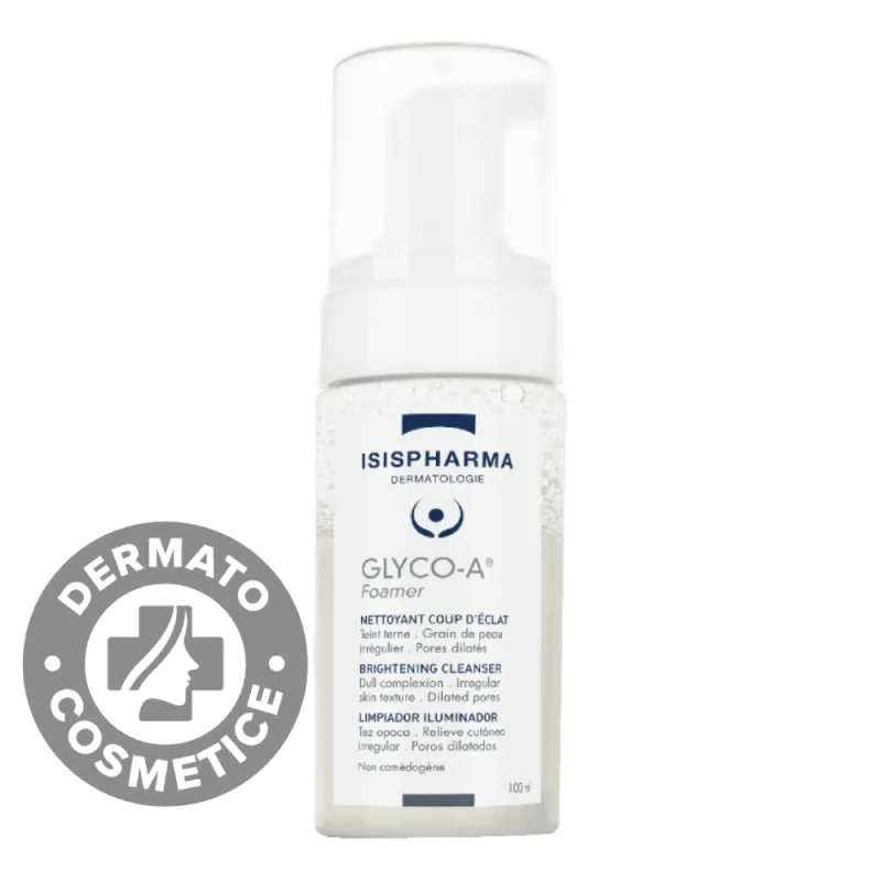 Spuma de curatare iluminatoare cu Glyco A, 100ml, Isis Pharma — preț și oferte