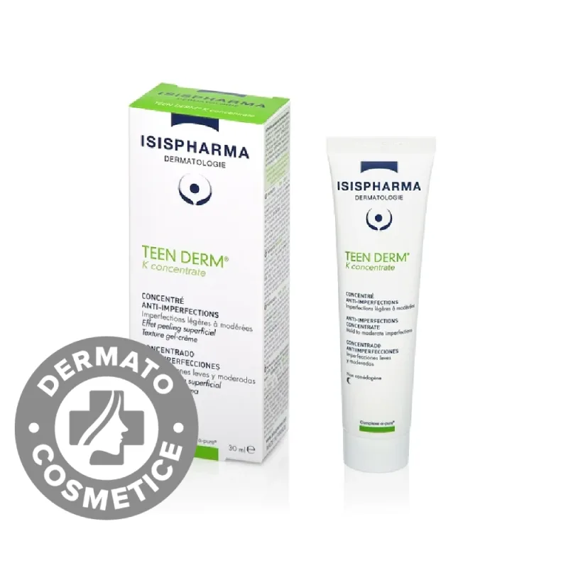 Ser concentrat imperfectiuni Teen Derm K Concentrate, 30ml, Isis Pharma — preț și oferte